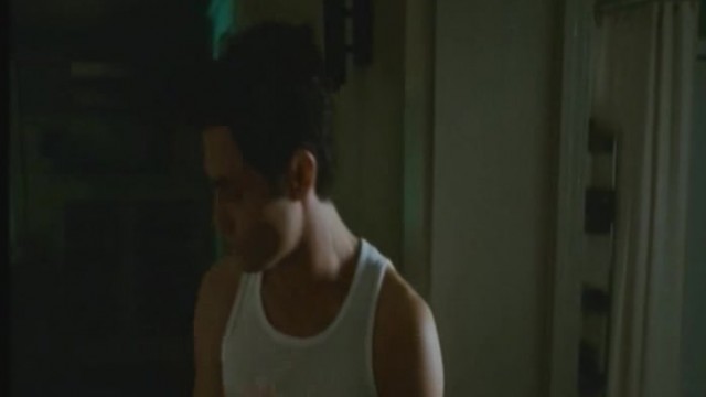 Penn Badgley Barefoot in The Stepfather