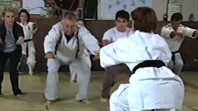Jansen Spencer Barefoot Judo Training