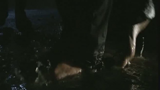 Justin Hartley Barefoot on Smallville clip 1